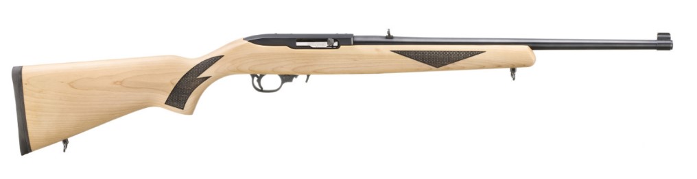 RUGER 10/22 SPORTER 75TH 22LR 18.5IN BARREL 10RD NATURAL STAINED HARDWOOD BLACK 31475 - 556 Black Friday Promotion